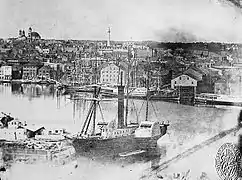 Port de Baltimore en 1849.