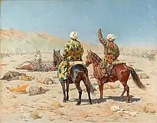 Pause pendant le combat, peint en 1873