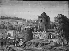 Le château de Wassy avec Marie Stuart par Pernot,