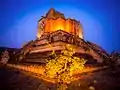 Wat Chedi Luang à la tombée du jour