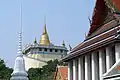 La montagne d'or vue du bot de Wat Saket