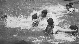 Match de water-polo.