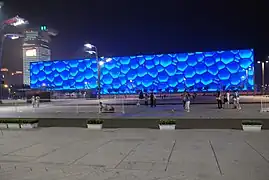 Centre national de natation de Pékin, appelé le Cube d'eau