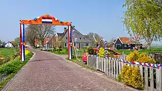 Traditionnelle course de vélo à Waterland.