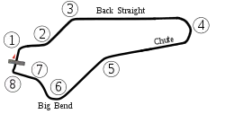 Plan du circuit 1960-1970