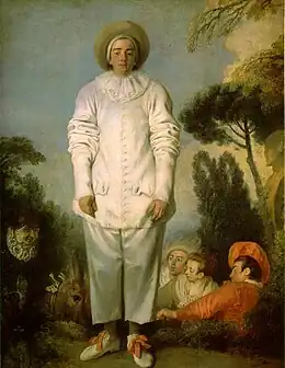 Antoine Watteau,Pierrot, 1717–1719,Musée du Louvre, Paris
