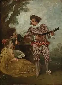 Antoine Watteau :Le Lorgneur