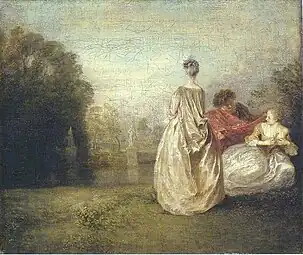 Antoine Watteau, Les Deux Cousines