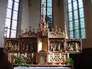 Retable de l’église Saint-Jean-Baptiste de Wattwiller.