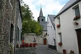 La rue de l’église (Saint-Michel)