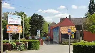 L'entrée du parc Le Fleury.