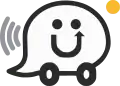 Ancien logo de Waze de 2009 à 2012