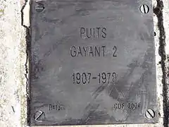 Puits Gayant no 2, 1907 - 1978.