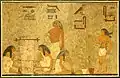 Tisserandes, tombe de Khnoumhotep, fac-similé.