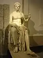 Claude assis, provenant de l'Augusteum d'Herculanum
