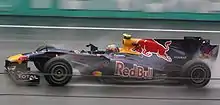 Photo de la Red Bull RB6 de Webber à Sepang