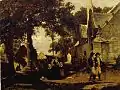 Retour à l'église [à Pont-Aven] (1864)