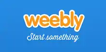 Description de l'image Weebly logo and tagline 2013.png.