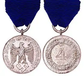 Médaille de service de longue durée de la Wehrmacht