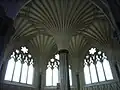 Salle capitulaire de la cathédrale de Wells.