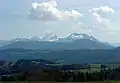 Le groupe du Wendelstein vu du nord.