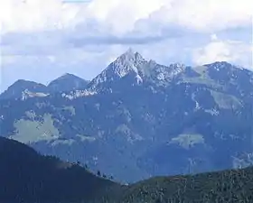 Le Wendelstein vu de l'ouest