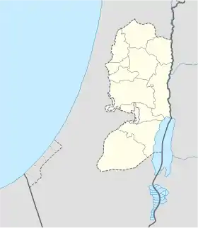 Voir sur la carte administrative de Cisjordanie