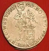 Ducat d'argent. Frise-Occidentale, 1794, Enkhoorn.