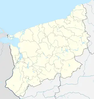Carte de la voïvodie de Poméranie-Occidentale