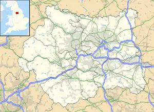 Voir sur la carte administrative du Yorkshire de l'Ouest