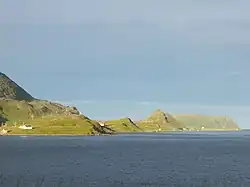 La côte ouest du Porsangerfjorden