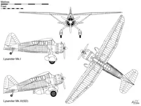 vue en plan de l’avion