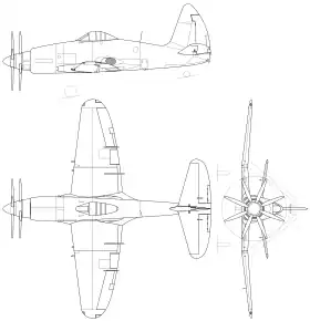 vue en plan de l’avion