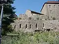 Château de Wettin : les remparts de la citadelle.