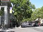 University Avenue dans le centre de Palo Alto.