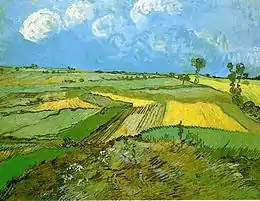 Vincent van Gogh, Champs de blé après la pluie (1890).