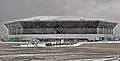 Silverdome sous la neige