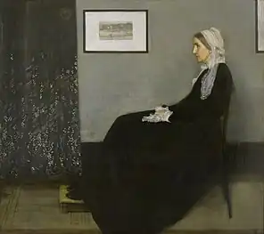 James Abbott McNeill Whistler, Arrangement en gris et noir n°1 : la mère de l'artiste (1871) connu comme La mère de Whistler