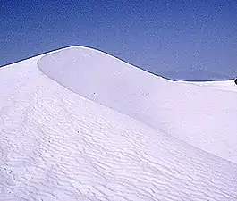 Dunes de gypse de White Sands, Nouveau-Mexique, États-Unis.