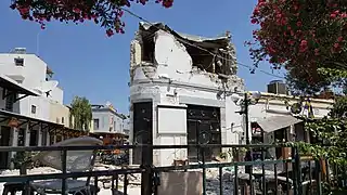 Bâtiment effondré à Kos
