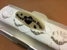 Gâteau du White Day.