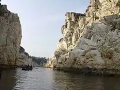 Marble Rock à Bhedaghat.