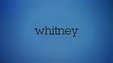 Description de l'image Whitney intro logo.jpg.