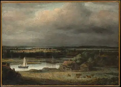 Paysage avec rivière, 1648-49Metropolitan