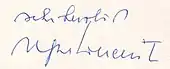 signature d'Alfred Kolleritsch