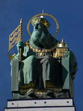 Statue de saint Léopold.