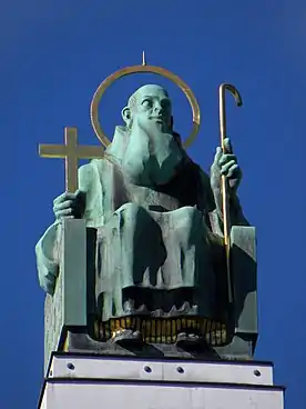 Statue de saint Séverin.
