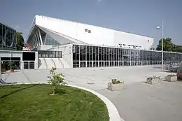 Photo de la Wiener Stadthalle, salle où s'est tenu l'Eurovision 2015.