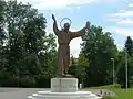 Statue en l'honneur du Padre Pio