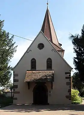 L'église simultanée Saint-Michel à Wihr-en-Plaine (MH).